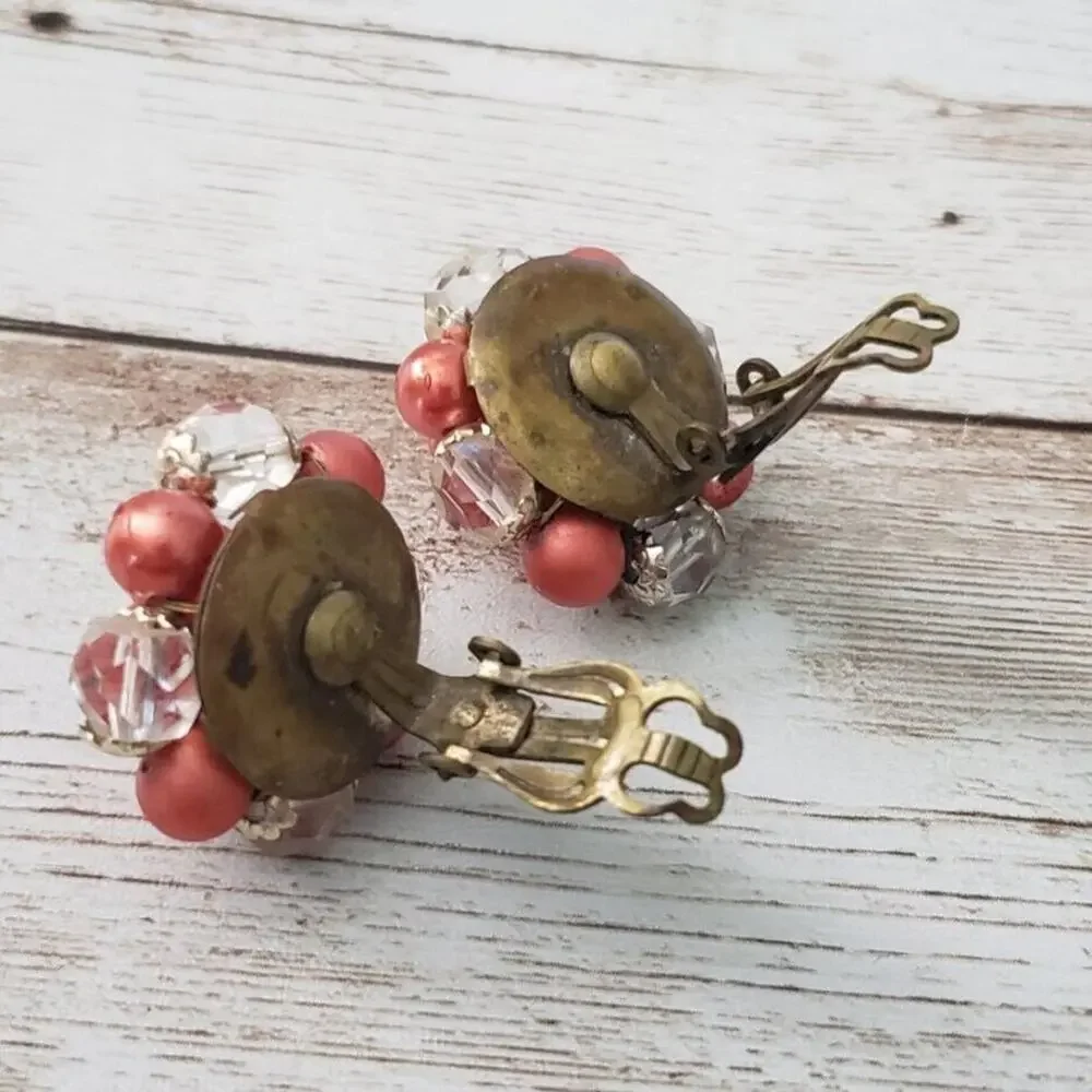 Vintage clip earrings